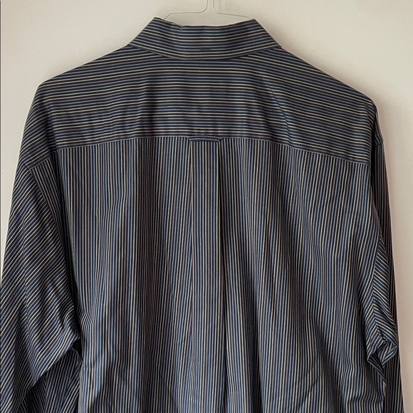 Nordstrom Men's Navy Pinstripe Shirt - Picture 6 of 7